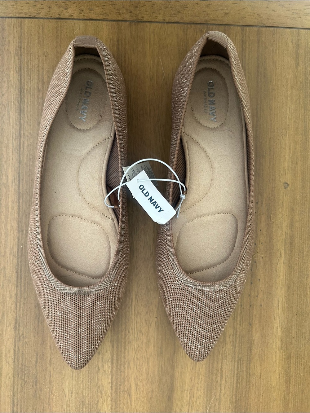 NEW! Old Navy Soft Knit Pointed Toe Ballet Flats - Size 9